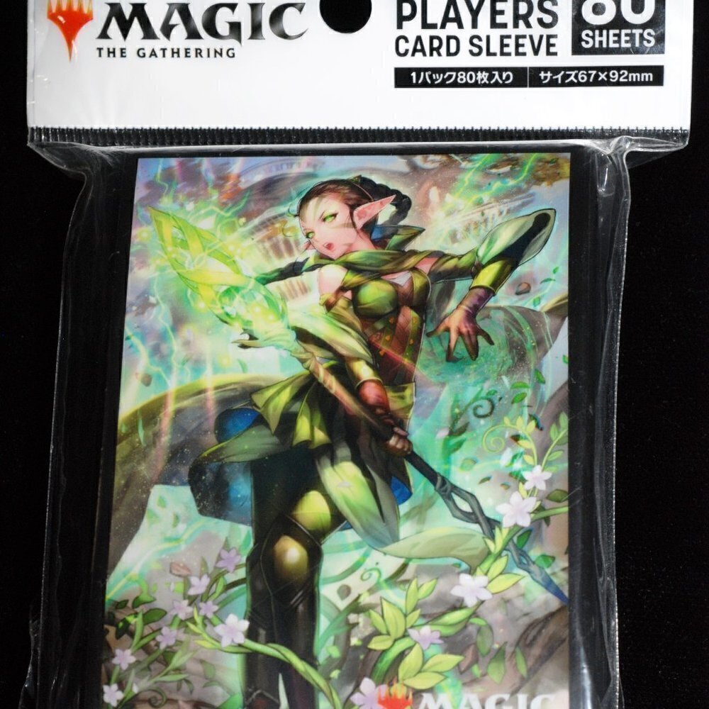 Nissa, Who Shakes the World 80 CARD SLEEVES Alt Art War of the Spark NM sealed